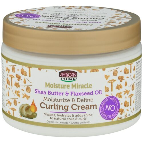 Crème bouclante Moisture Miracle au beurre de karité et à l'huile de lin – Image 1