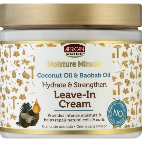 Crème sans rinçage Coconut & Baobab Oil Moisture Miracle – Image 1