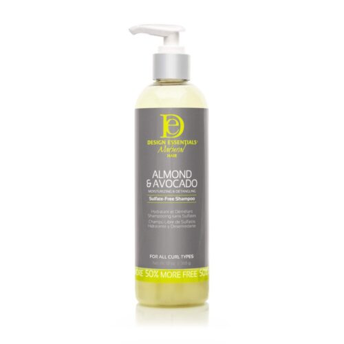 Shampooing doux à l'amande et l'avocat sans sulfate – Image 1